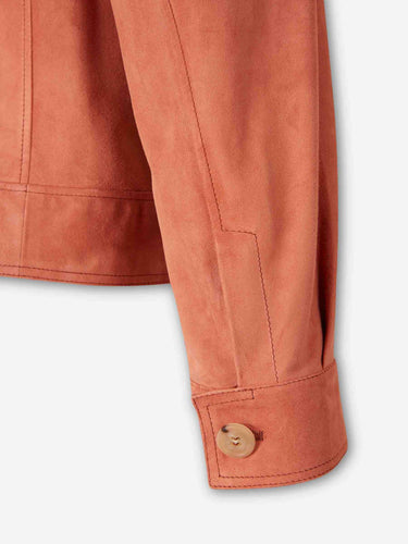 Santa Eulalia Hombre Barcelona Chaqueta Casual Piel color Naranja Oscuro sku 511-000646 01 - Foto 4