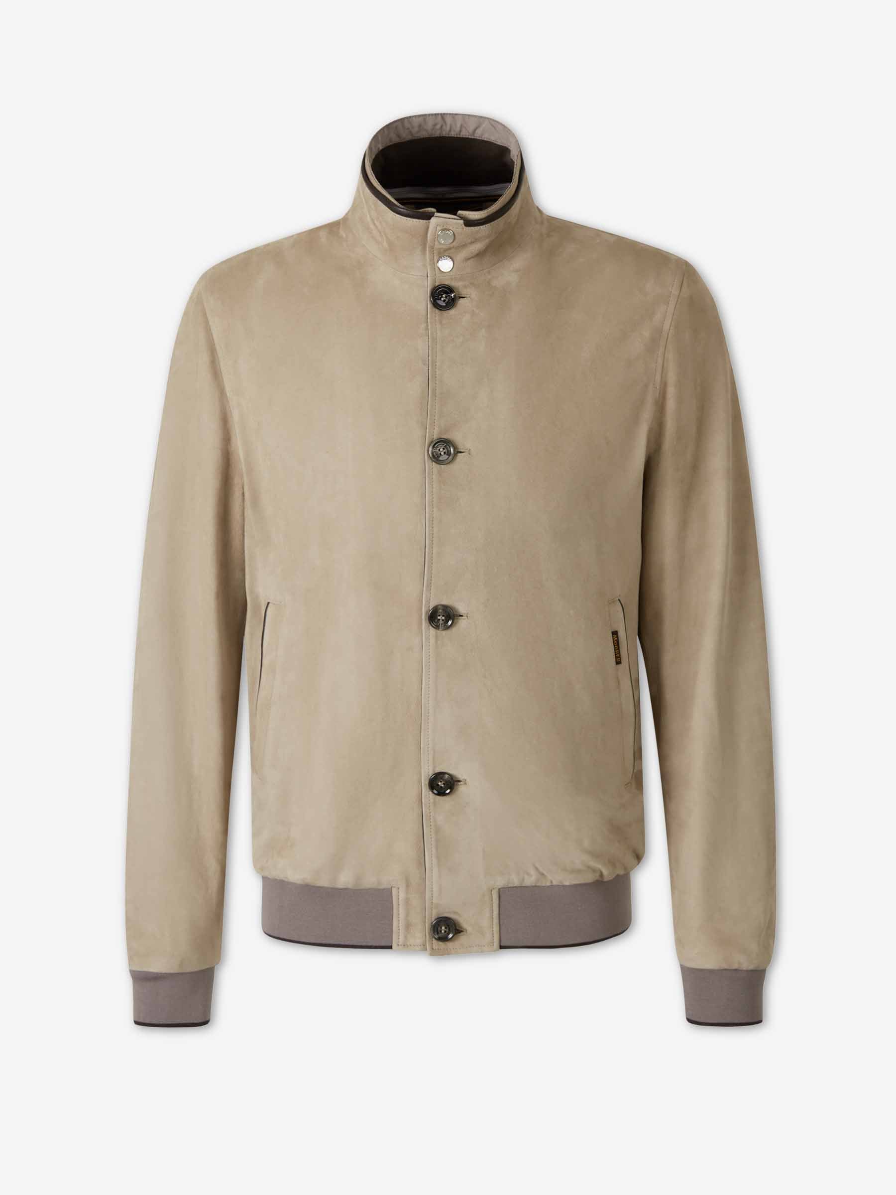 Moorer Hombre Barcelona Chaqueta Piel Casual color Taupe sku 511-000650 01 - Foto 1