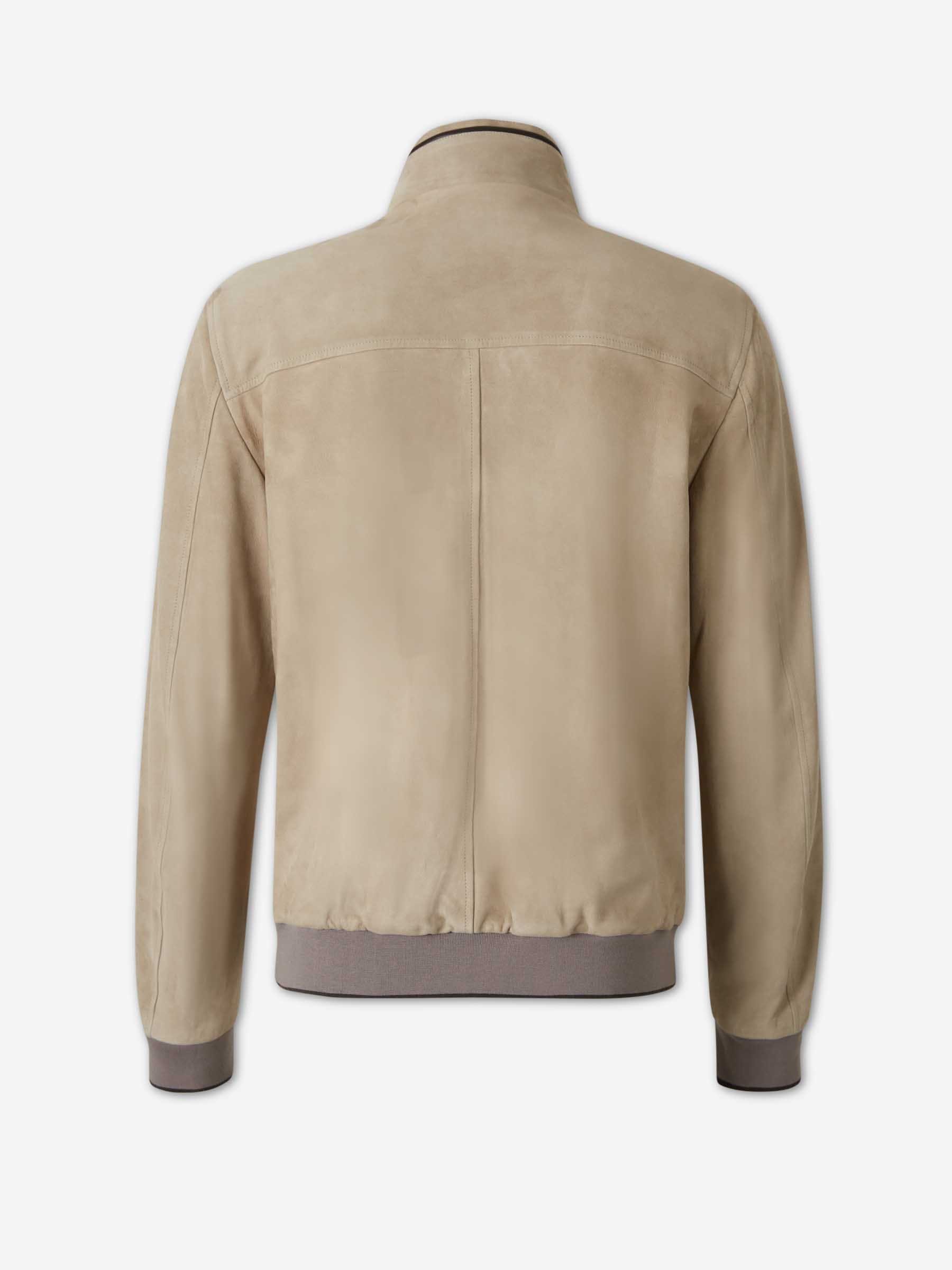 Moorer Hombre Barcelona Chaqueta Piel Casual color Taupe sku 511-000650 01 - Foto 2