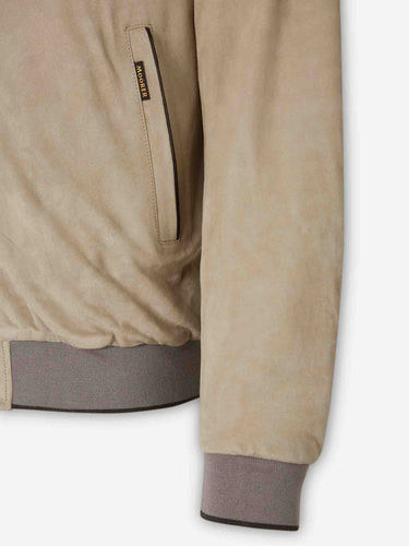 Moorer Hombre Barcelona Chaqueta Piel Casual color Taupe sku 511-000650 01 - Foto 5