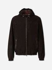 Herno Hombre Barcelona Chaqueta Ante Capucha color Marrón Oscuro sku 511-000655 01 - Foto 1