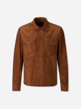 Tom Ford Hombre Barcelona Chaqueta Casual Ante color Caramelo sku 511-000656 01 - Foto 1