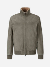 Canali Hombre Barcelona Chaqueta Ante Acolchada color Verde Manzana sku 511-000666 01 - Foto 1