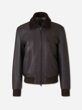 Santa Eulalia Hombre Barcelona Chaqueta Casual Piel color Marrón Oscuro sku 511-000673 01 - Foto 1
