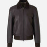 Santa Eulalia Hombre Barcelona Chaqueta Casual Piel color Marrón Oscuro sku 511-000673 01 - Foto 1