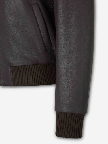 Santa Eulalia Hombre Barcelona Chaqueta Casual Piel color Marrón Oscuro sku 511-000673 01 - Foto 4
