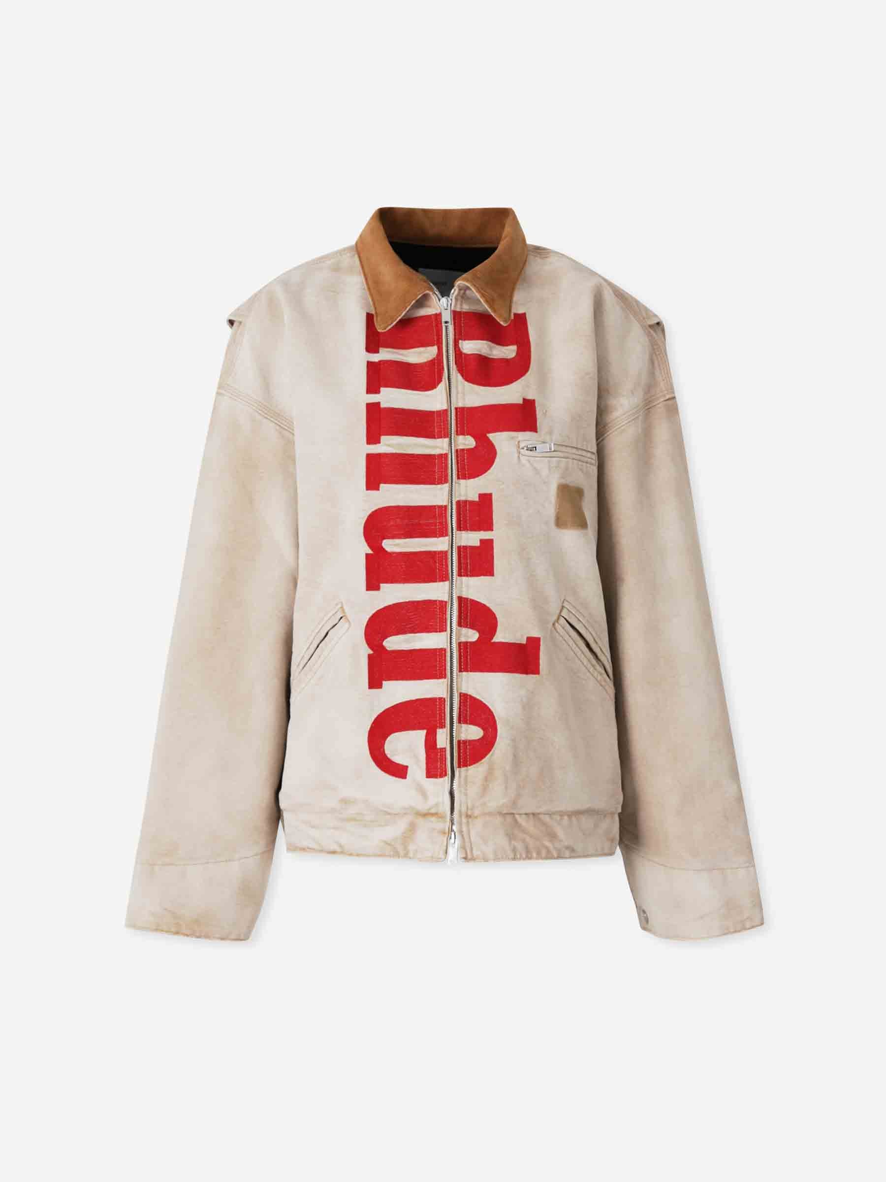 Rhude Hombre Barcelona Chaqueta Logo color Camel sku 512-002493 01 - Foto 1