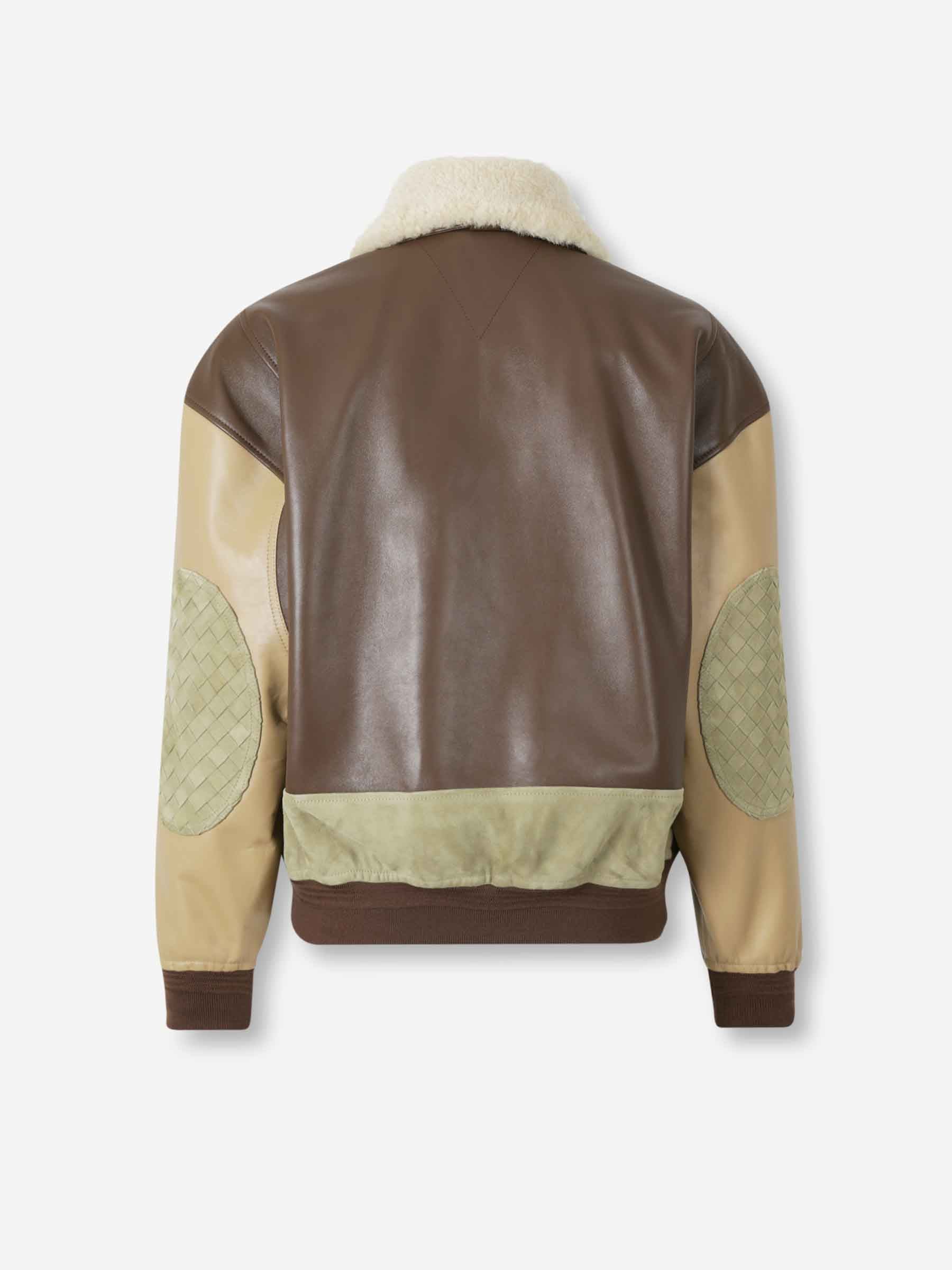 Bottega Veneta Hombre Barcelona Chaqueta Piel Napa color Marrón Oscuro sku 512-002547 01 - Foto 2