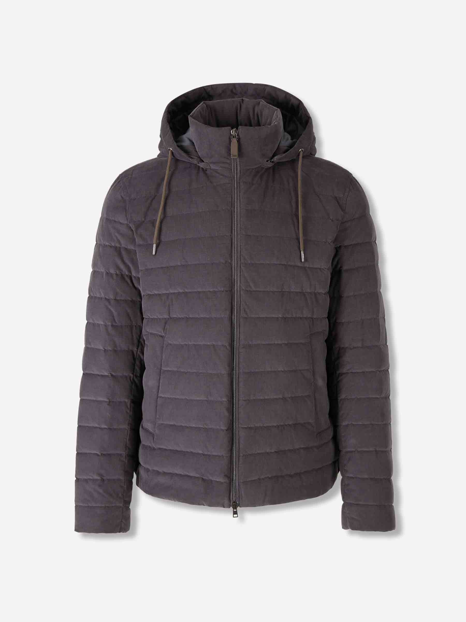 Herno Hombre Barcelona Chaqueta Acolchada Micropana color Gris Antracita sku 512-002554 01 - Foto 1