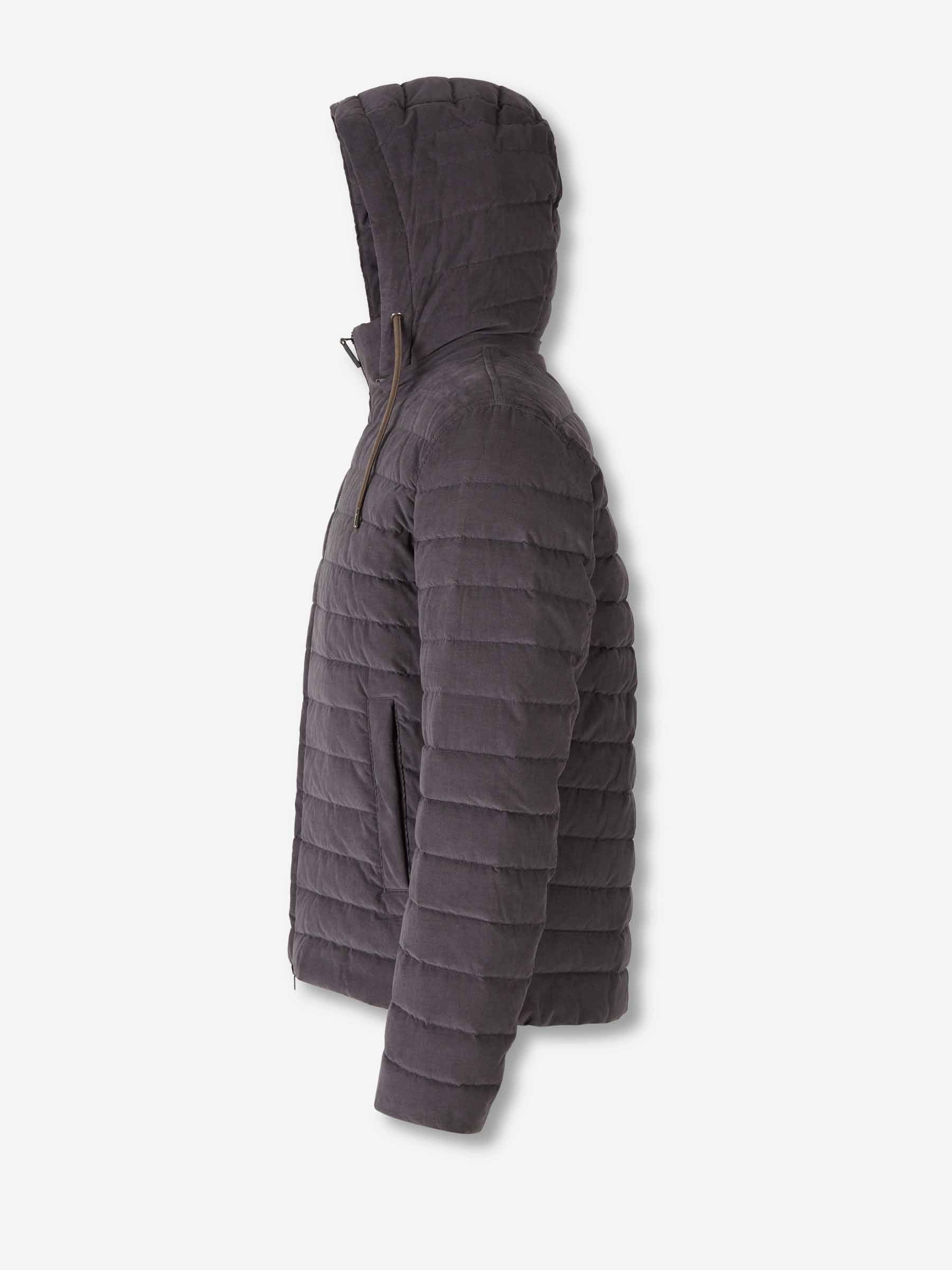 Herno Hombre Barcelona Chaqueta Acolchada Micropana color Gris Antracita sku 512-002554 01 - Foto 2