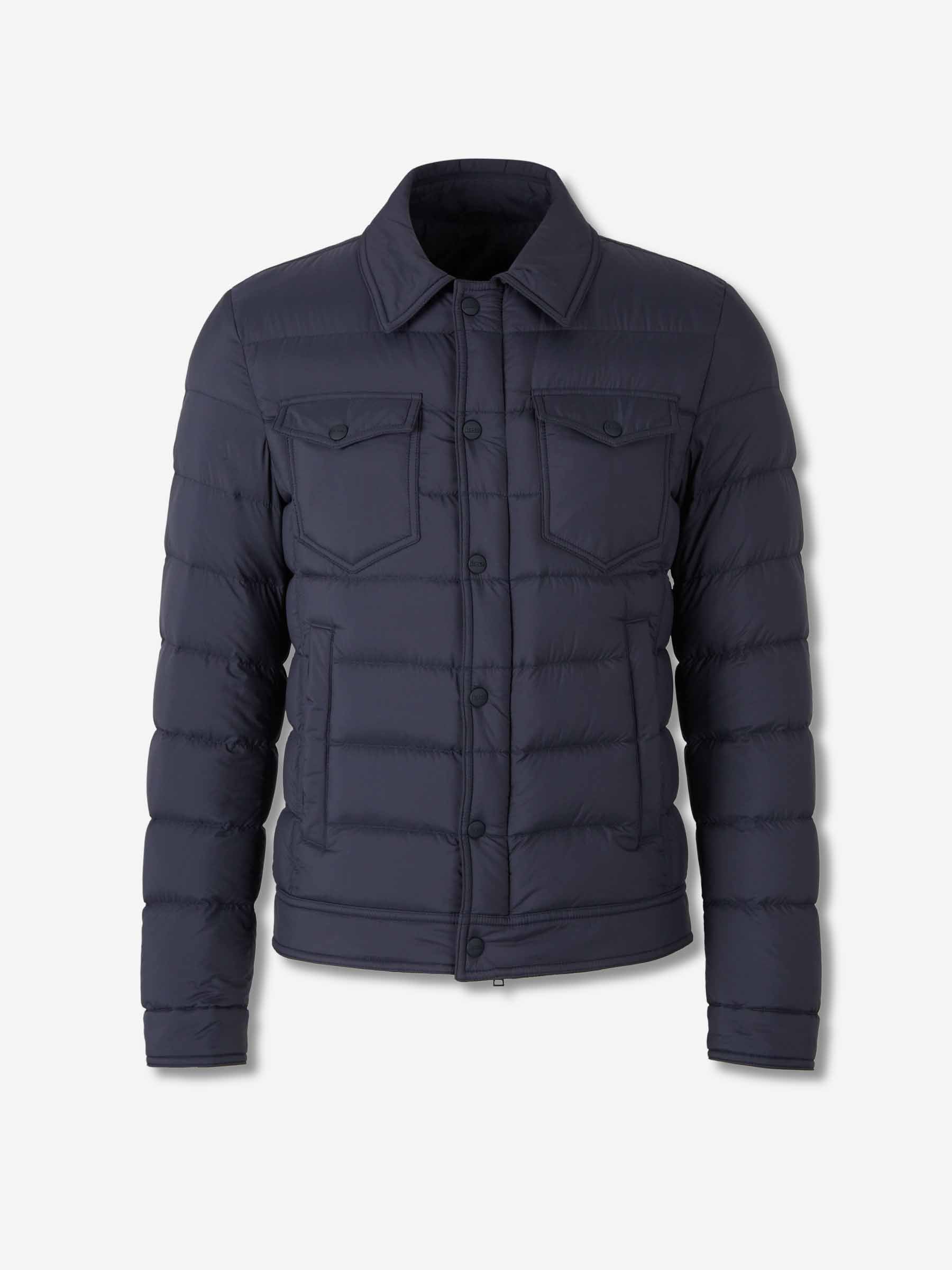 Herno Hombre Barcelona Chaqueta Acolchada Plumón color Azul Marino sku 512-002555 01 - Foto 1