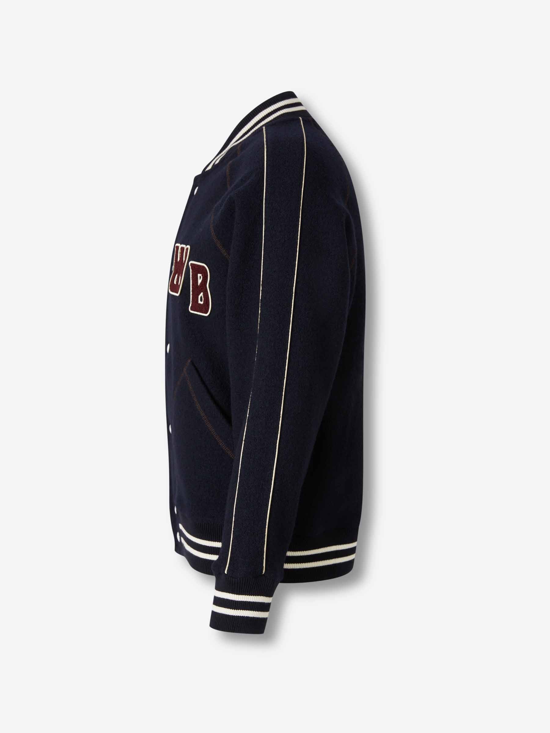 Wales Bonner Hombre Barcelona Chaqueta Bomber October color Azul Noche sku 512-002558 01 - Foto 2