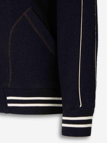 Wales Bonner Hombre Barcelona Chaqueta Bomber October color Azul Noche sku 512-002558 01 - Foto 6