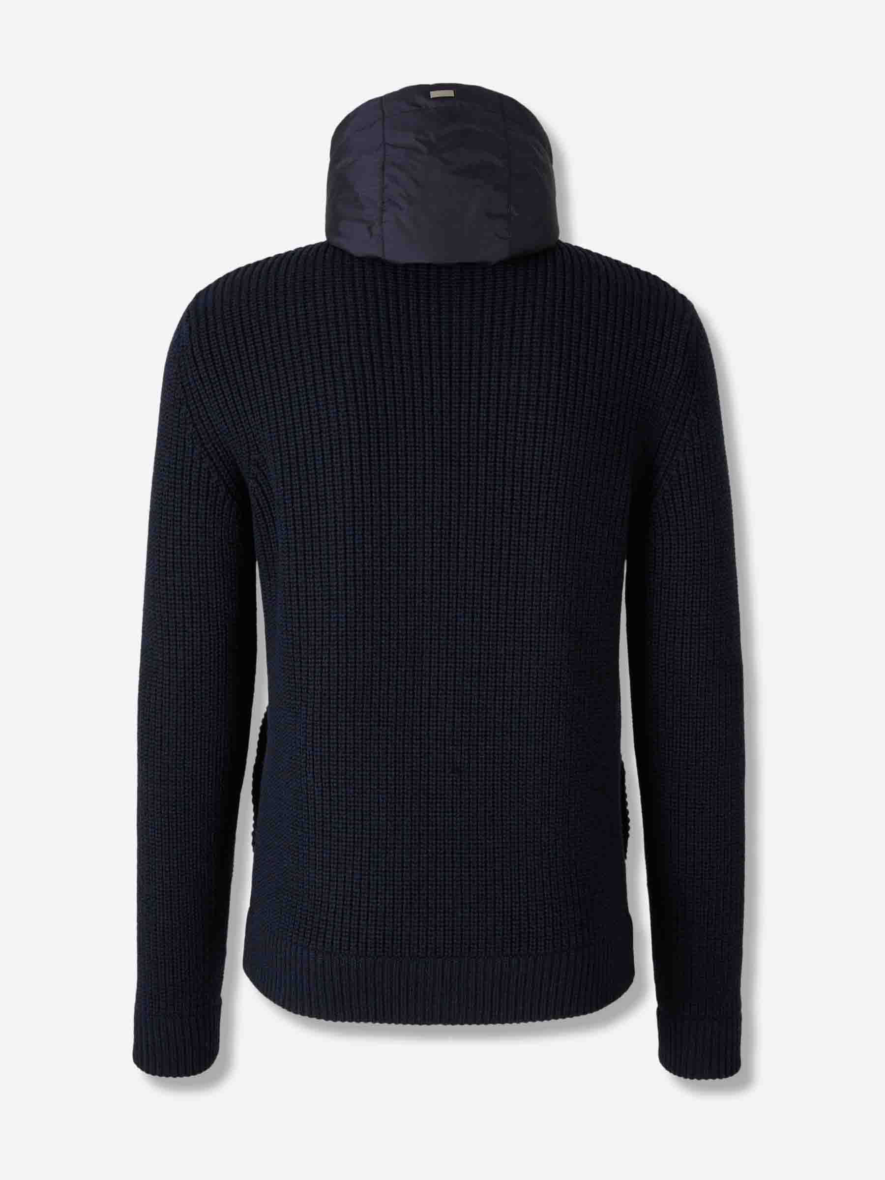 Herno Hombre Barcelona Cárdigan Punto Cremallera color Azul Marino sku 512-002565 01 - Foto 2