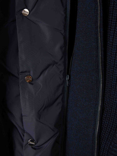 Herno Hombre Barcelona Cárdigan Punto Cremallera color Azul Marino sku 512-002565 01 - Foto 4