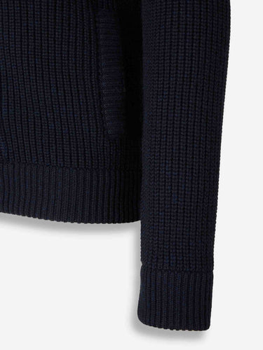 Herno Hombre Barcelona Cárdigan Punto Cremallera color Azul Marino sku 512-002565 01 - Foto 5