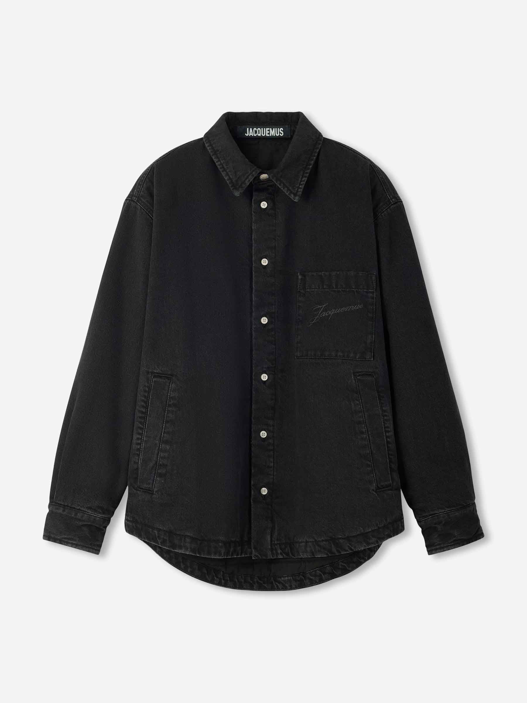 Jacquemus Hombre Barcelona Sobrecamisa Boulanger color Negro sku 512-002574 01 - Foto 1