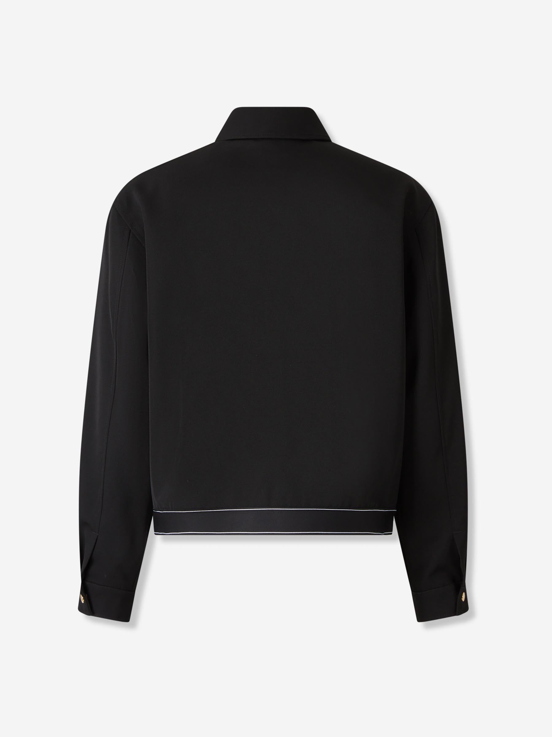 Casablanca Hombre Barcelona Chaqueta Cremallera Logotipo color Negro sku 512-002586 01 - Foto 2