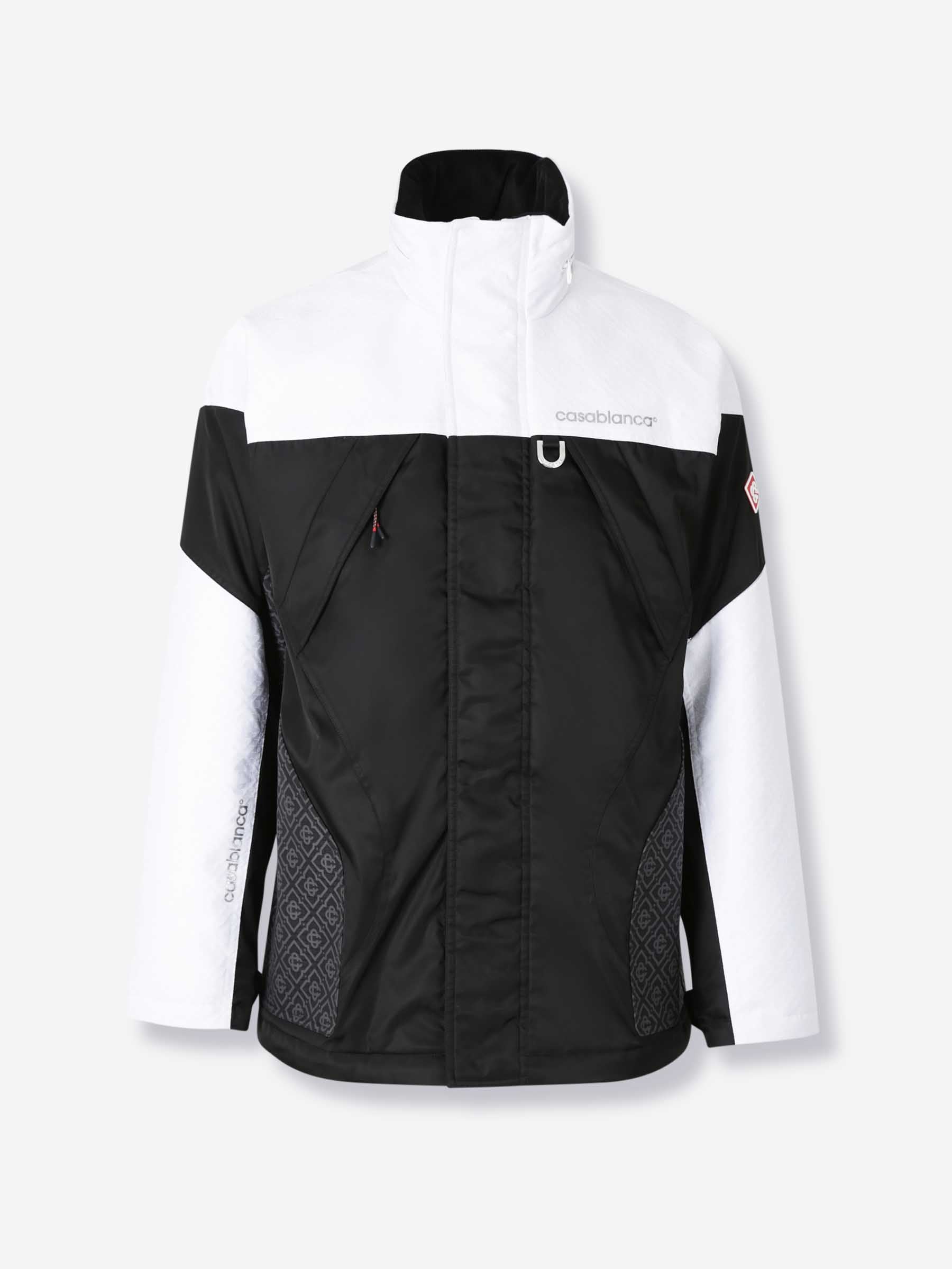 Casablanca Hombre Barcelona Parka Paneles Logo color Blanco Y Negro sku 512-002592 01 - Foto 1