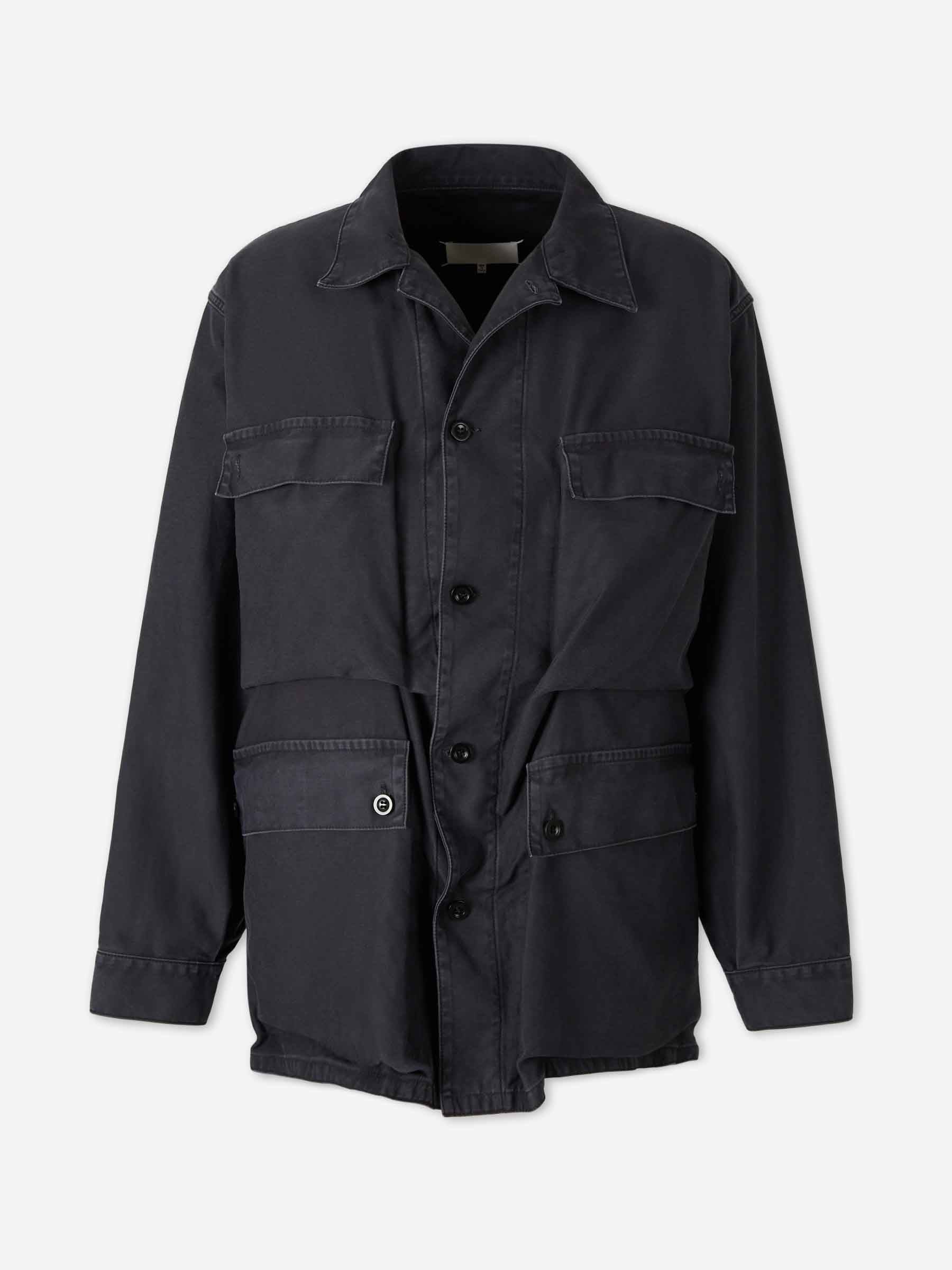 Maison Margiela Hombre Barcelona Chaqueta Cabón Algodón color Negro sku 512-002593 01 - Foto 1