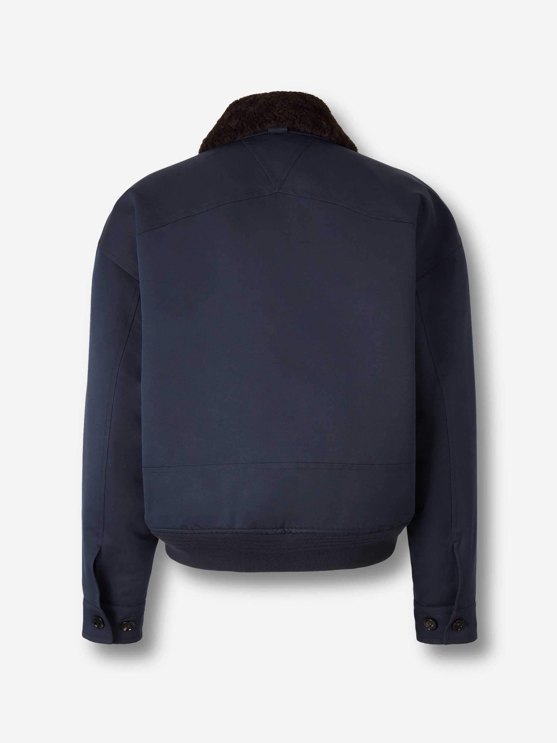 Bottega Veneta Hombre Barcelona Chaqueta Bomber Aviador color Azul Noche sku 512-002595 01 - Foto 2