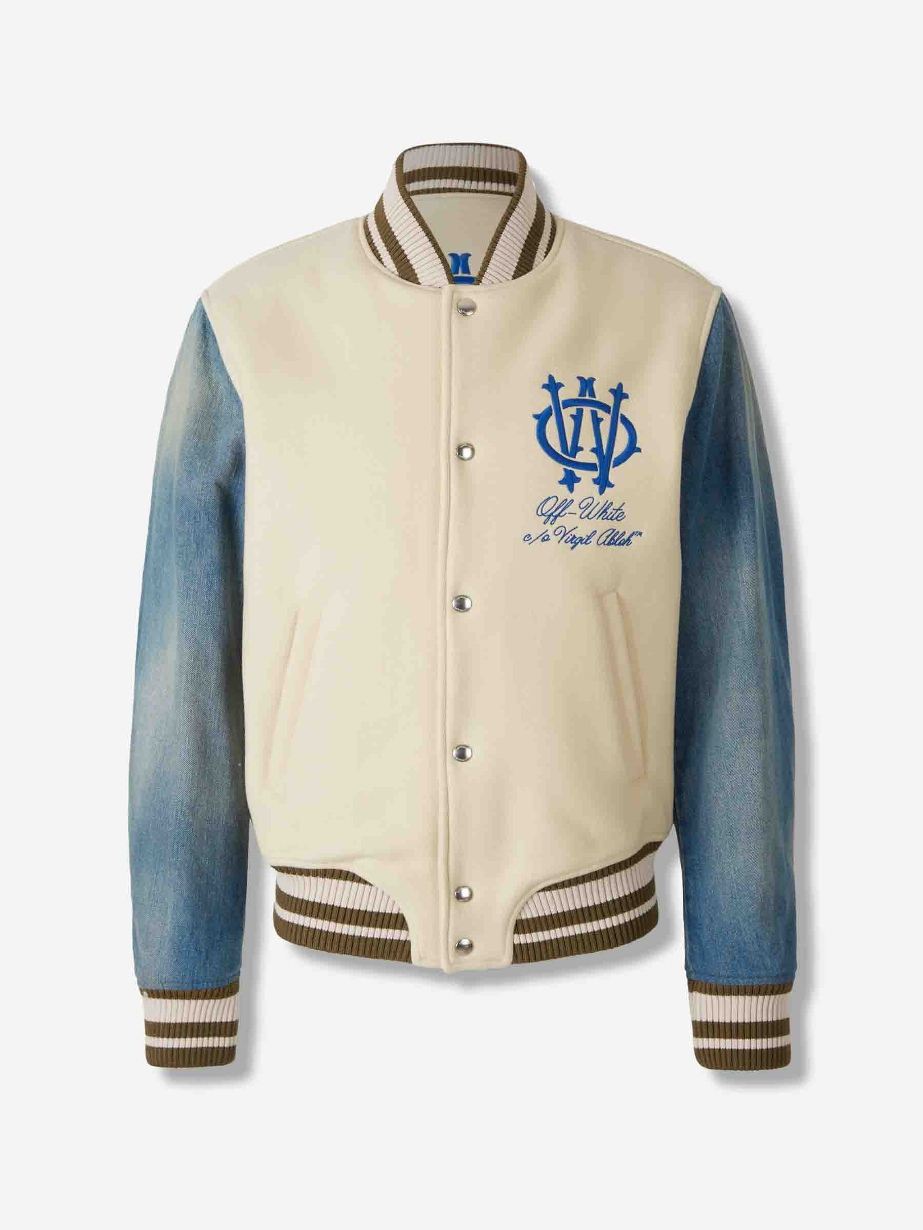 Off-White Hombre Barcelona Chaqueta Bomber Gothic color Crema sku 512-002599 01 - Foto 1