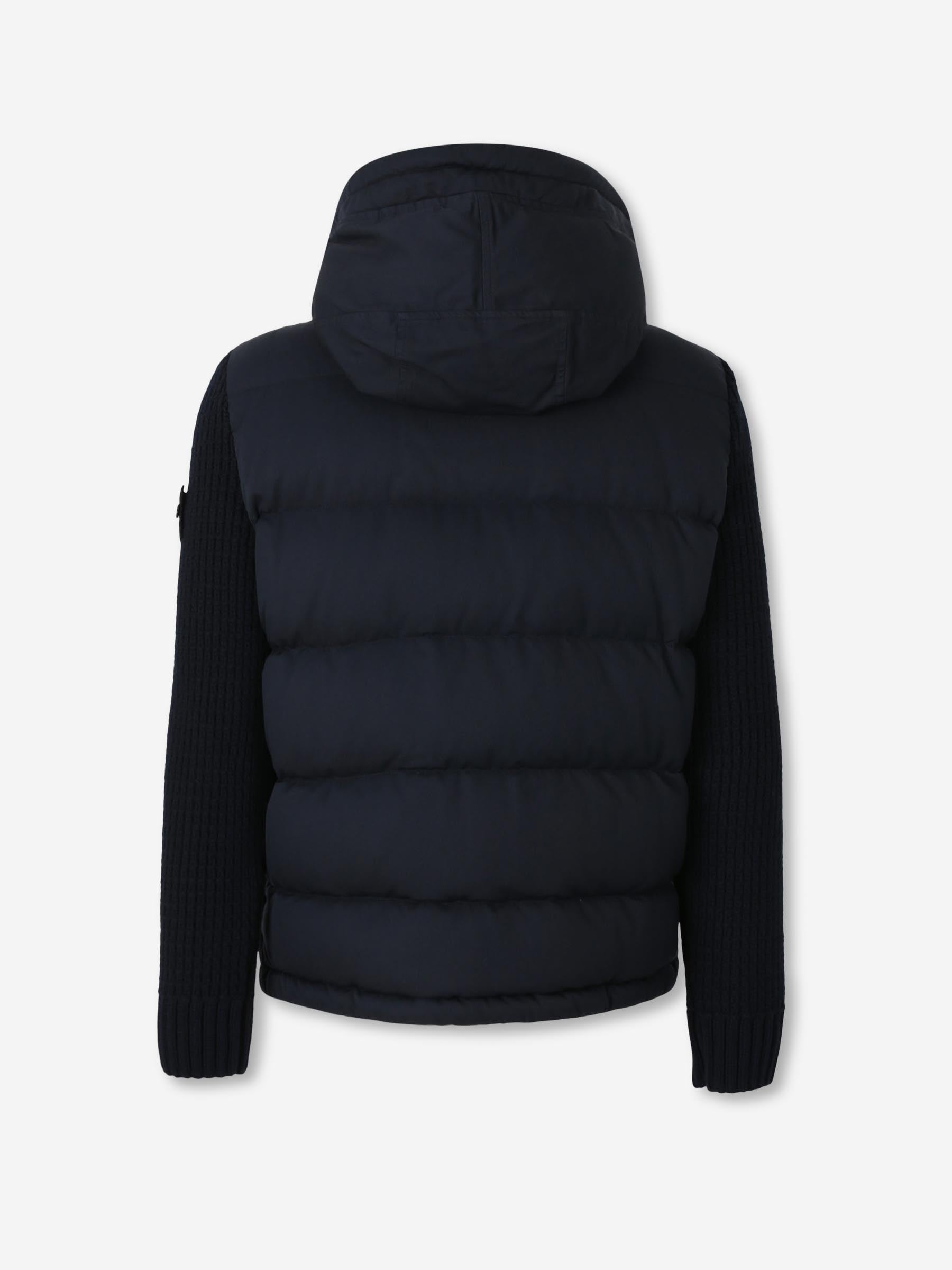 Stone Island Hombre Barcelona Plumífero Corto Punto color Azul Marino sku 512-002601 01 - Foto 2