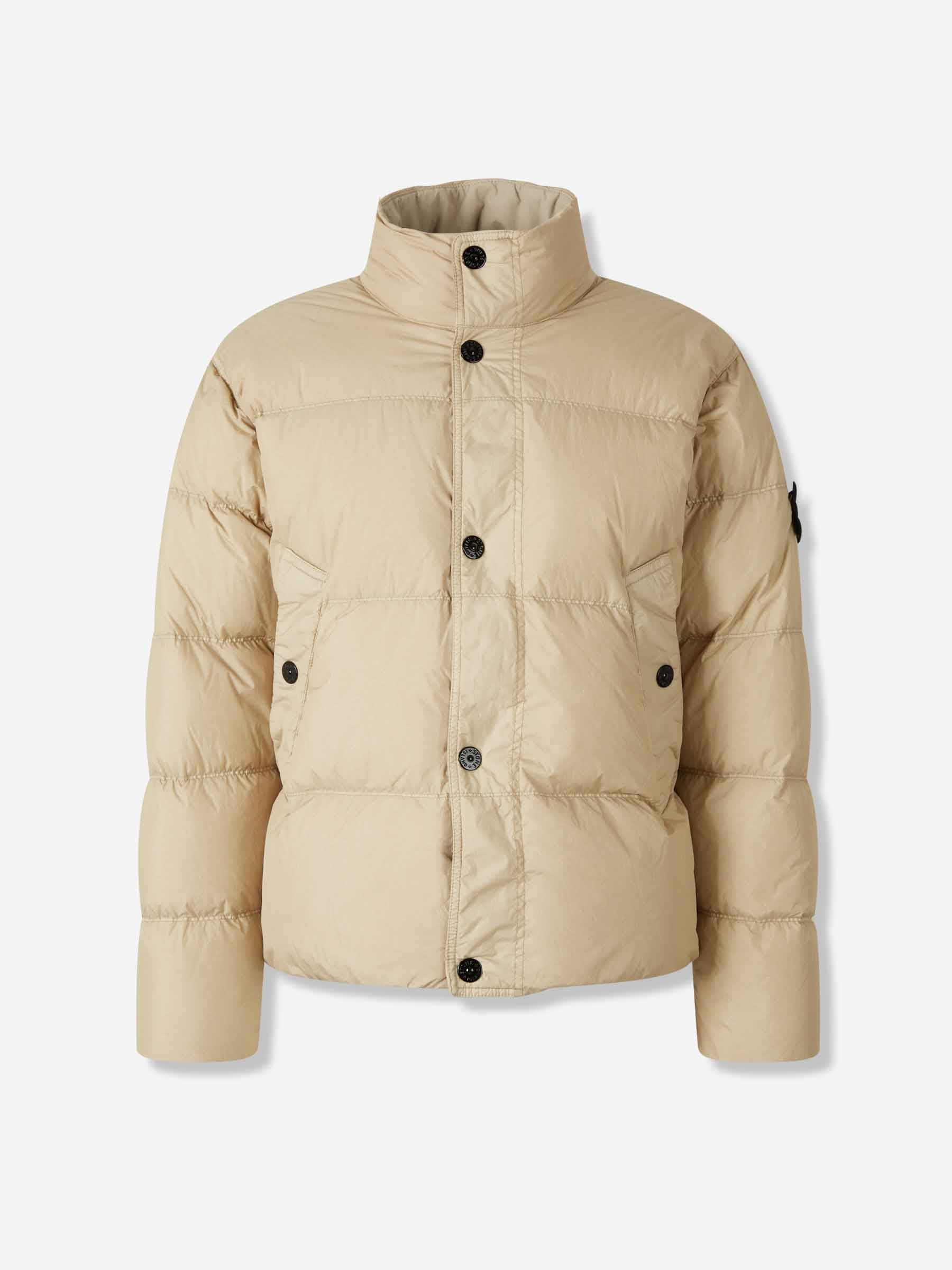 Stone Island Hombre Barcelona Plumífero Crinkle Reps color Beige sku 512-002603 03 - Foto 1