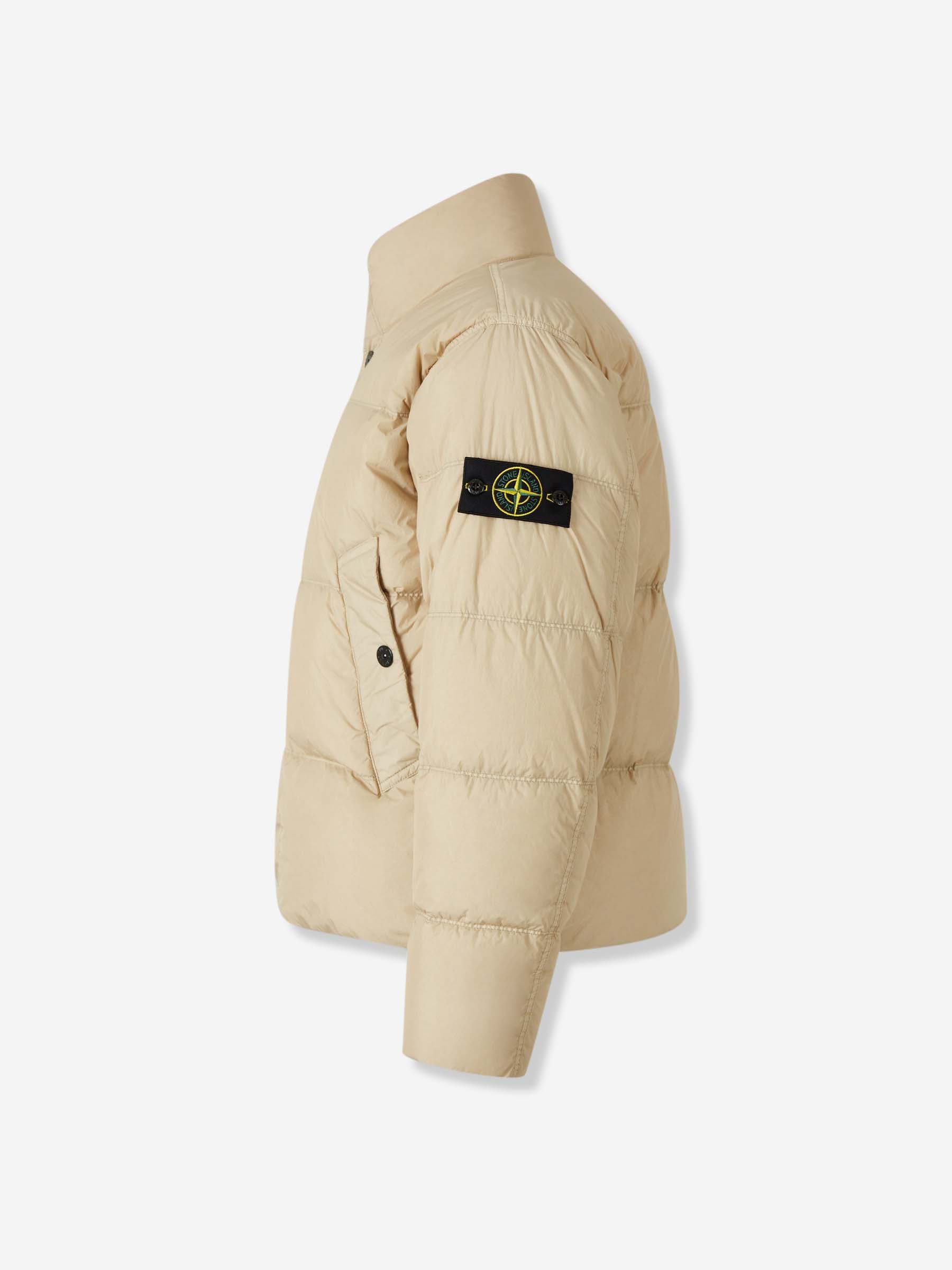 Stone Island Hombre Barcelona Plumífero Crinkle Reps color Beige sku 512-002603 03 - Foto 2