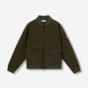 Stone Island Hombre Barcelona Chaqueta Bomber Ratinada color Verde Militar sku 512-002606 01 - Foto 1