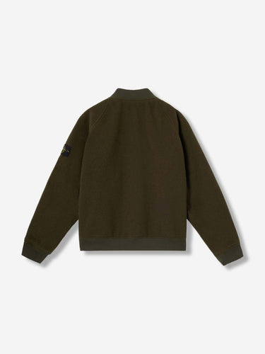 Stone Island Hombre Barcelona Chaqueta Bomber Ratinada color Verde Militar sku 512-002606 01 - Foto 3