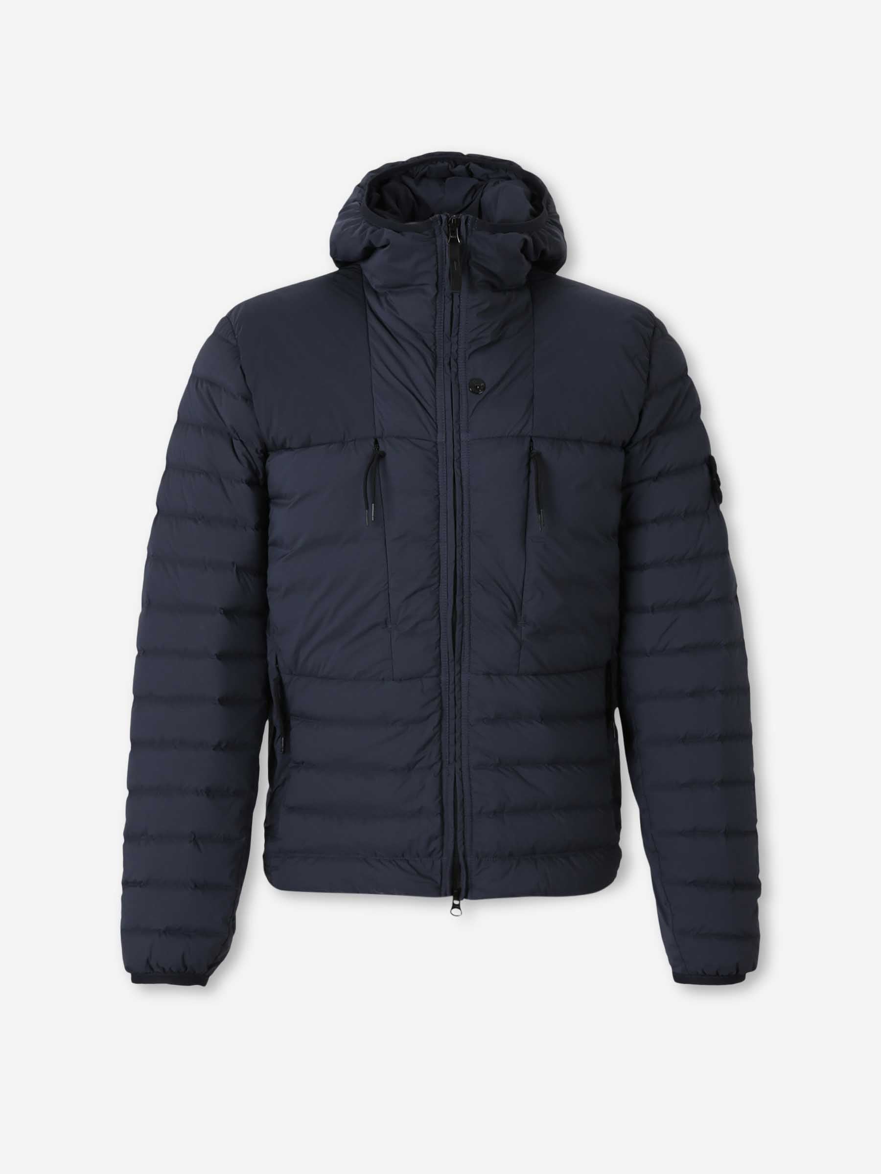 Stone Island Hombre Barcelona Plumífero Técnico Capucha color Azul Marino sku 512-002607 01 - Foto 1
