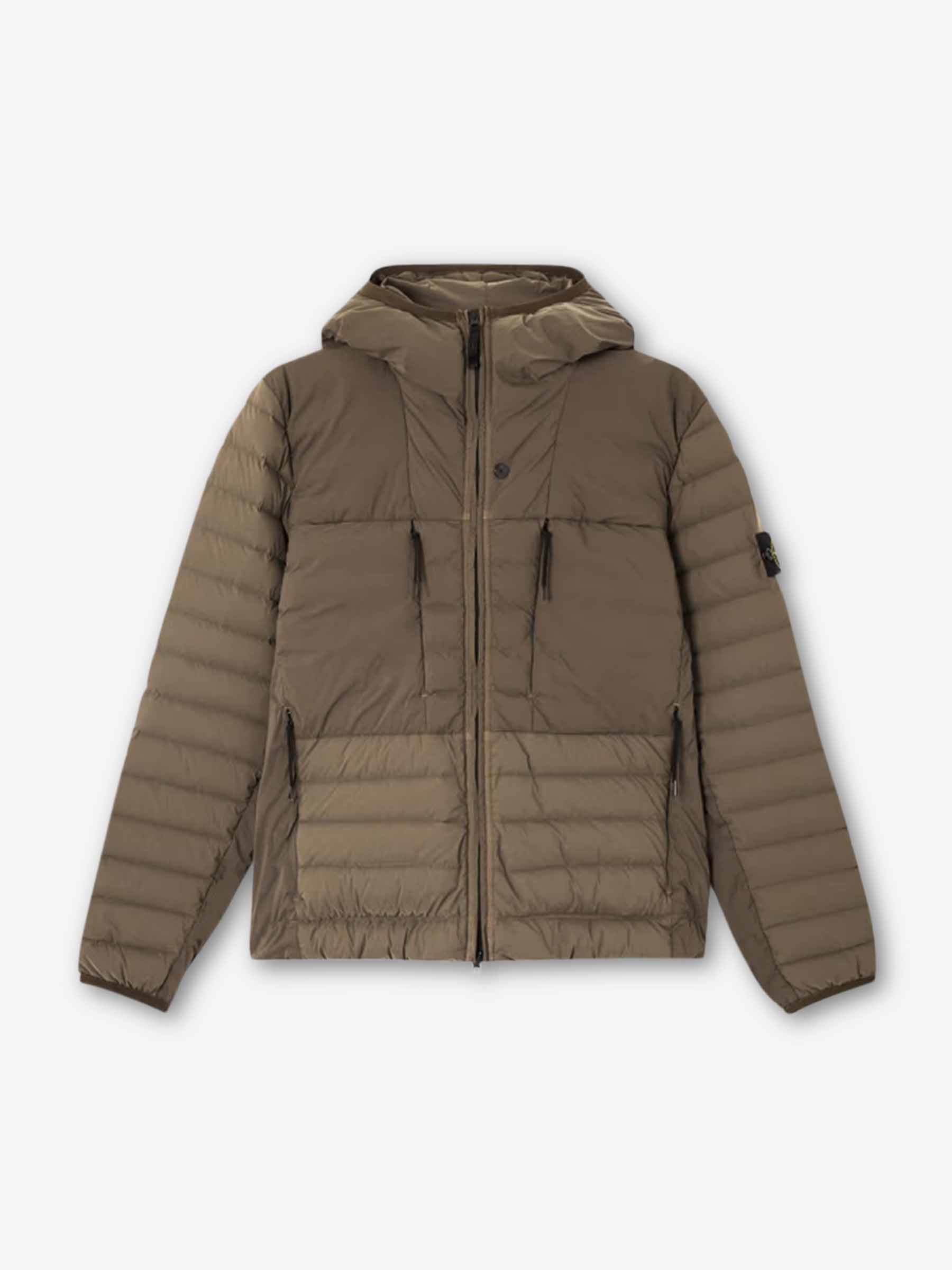 Stone Island Hombre Barcelona Plumífero Técnico Capucha color Verde Militar sku 512-002607 02 - Foto 1