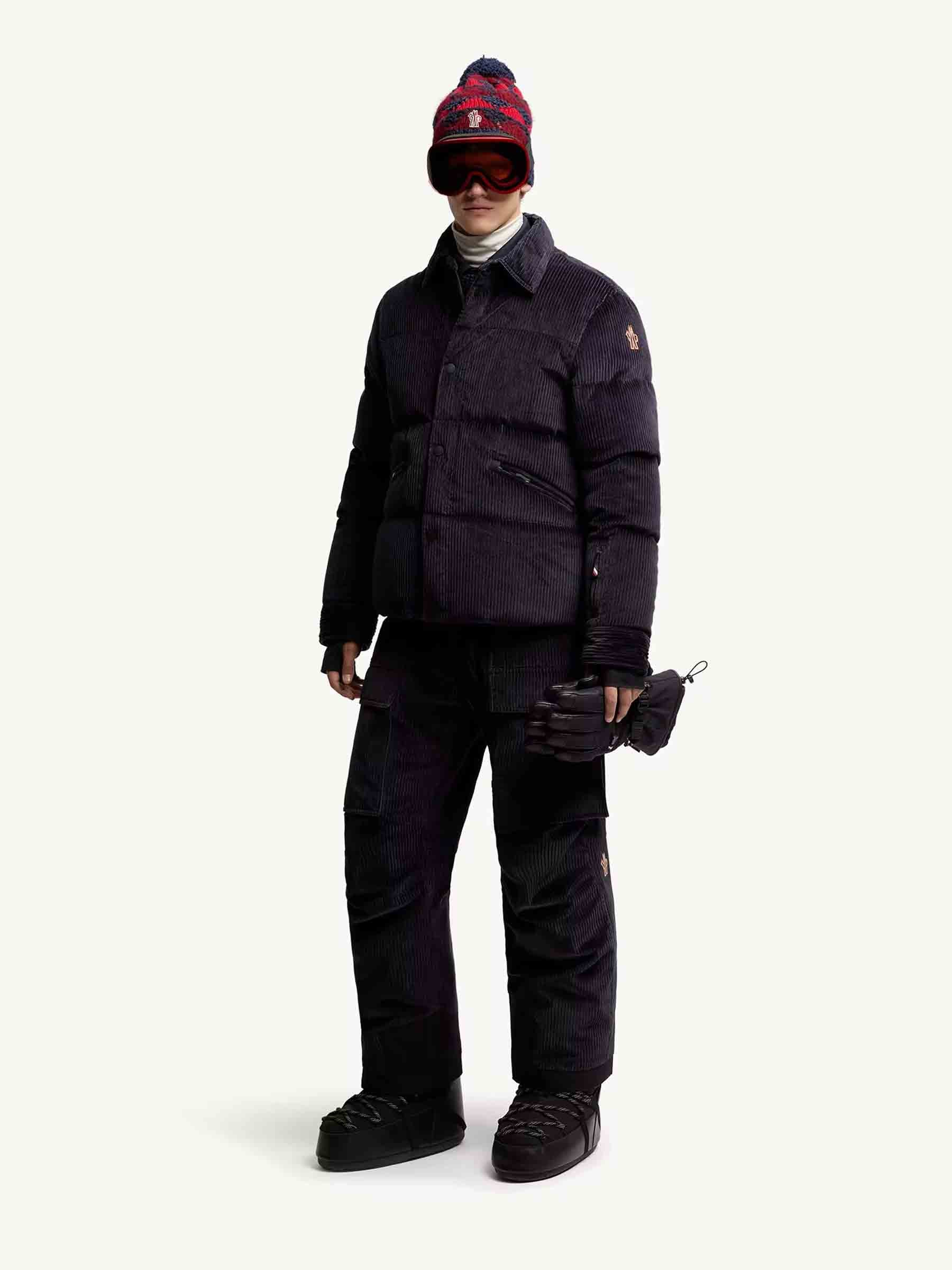 Moncler Grenoble Hombre Barcelona Plumífero Esquí Pana color Azul Noche sku 512-002610 01 - Foto 2