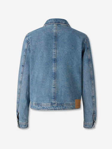 Ami Paris Hombre Barcelona Chaqueta Denim Cremallera color Azul Denim sku 512-002636 01 - Foto 2