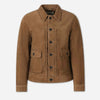 Officine Générale Hombre Barcelona Chaqueta Ante Lazlo color Camel sku 512-002638 01 - Foto 1