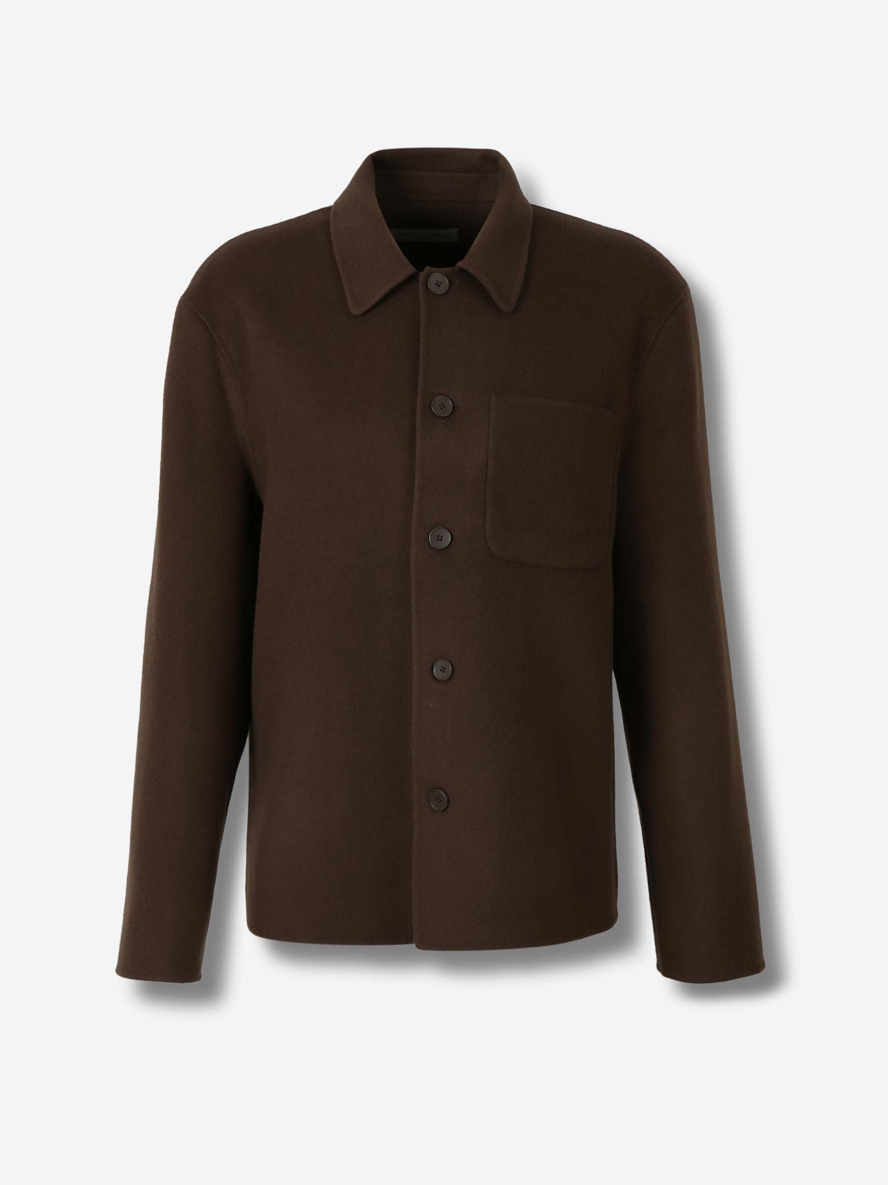 Officine Générale Hombre Barcelona Sobrecamisa Hamilton color Marrón Oscuro sku 512-002641 01 - Foto 1