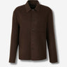 Officine Générale Hombre Barcelona Sobrecamisa Hamilton color Marrón Oscuro sku 512-002641 01 - Foto 1