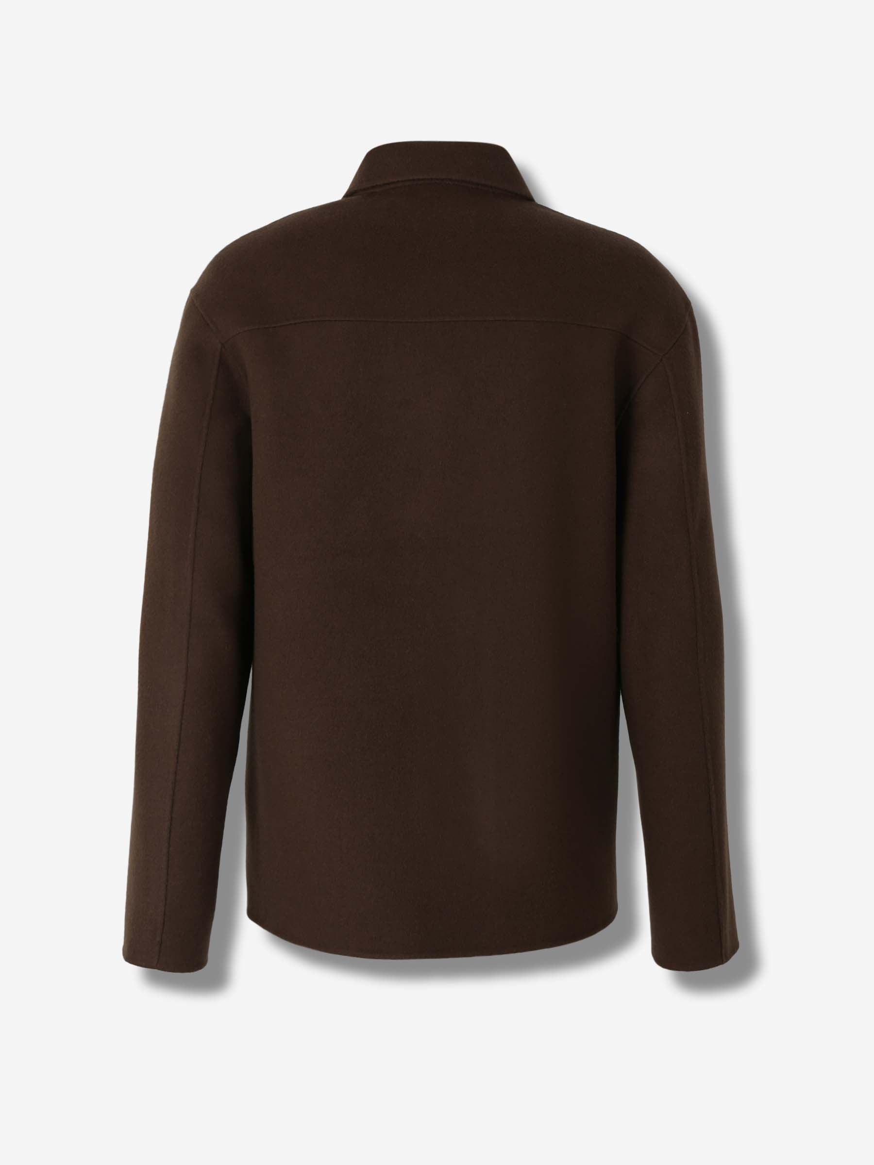 Officine Générale Hombre Barcelona Sobrecamisa Hamilton color Marrón Oscuro sku 512-002641 01 - Foto 2
