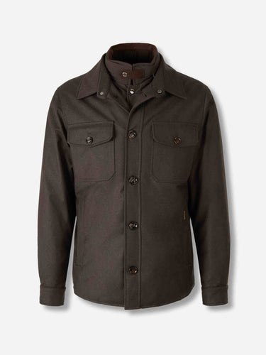 Moorer Hombre Barcelona Chaqueta Técnica Duino color Marrón Oscuro sku 512-002646 01 - Foto 2