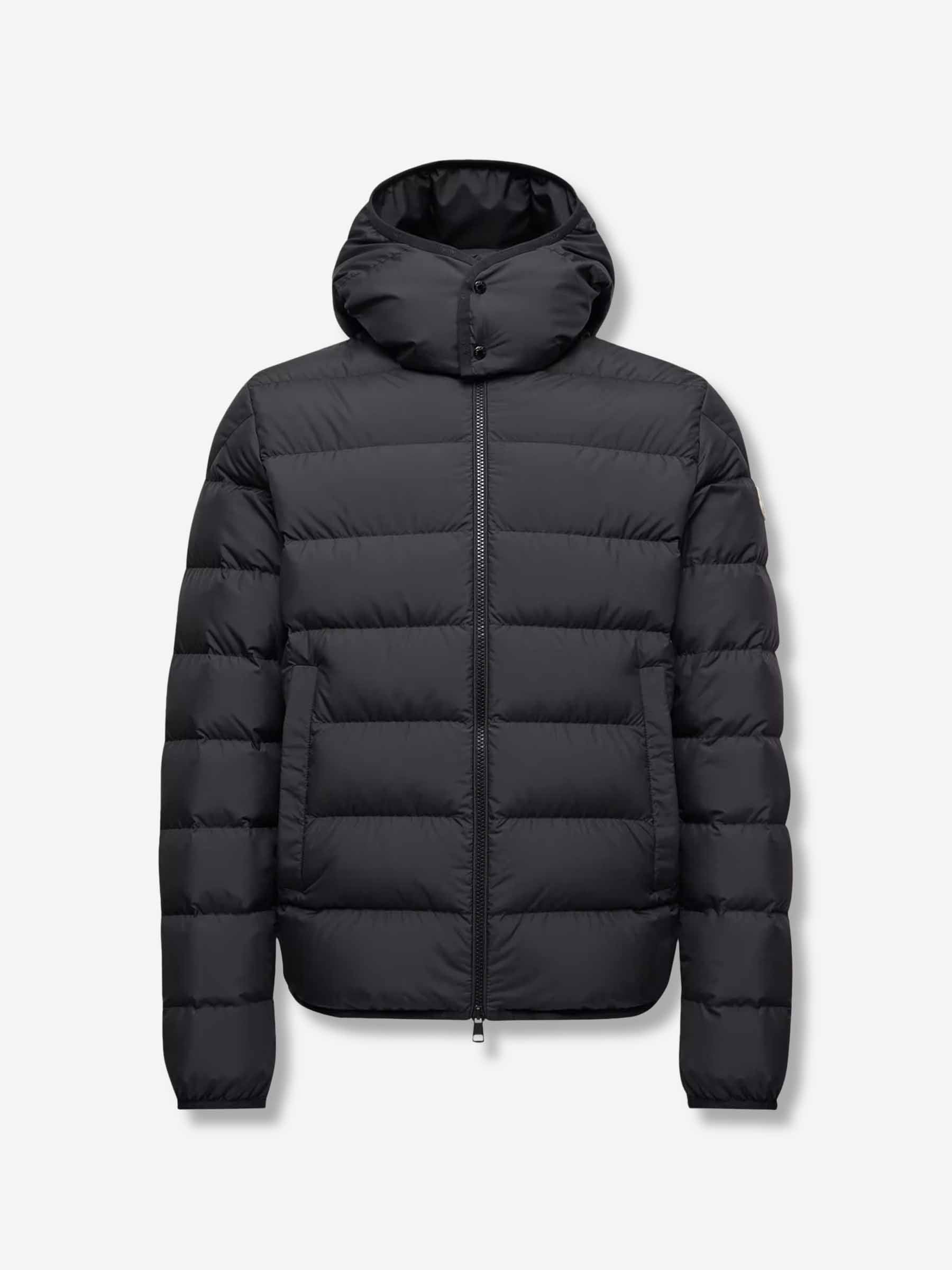 Moncler Hombre Barcelona Plumífero corto con capucha Montbrocq color Azul Marino sku 512-002651 01 - Foto 1