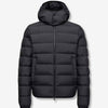 Moncler Hombre Barcelona Plumífero corto con capucha Montbrocq color Azul Marino sku 512-002651 01 - Foto 1