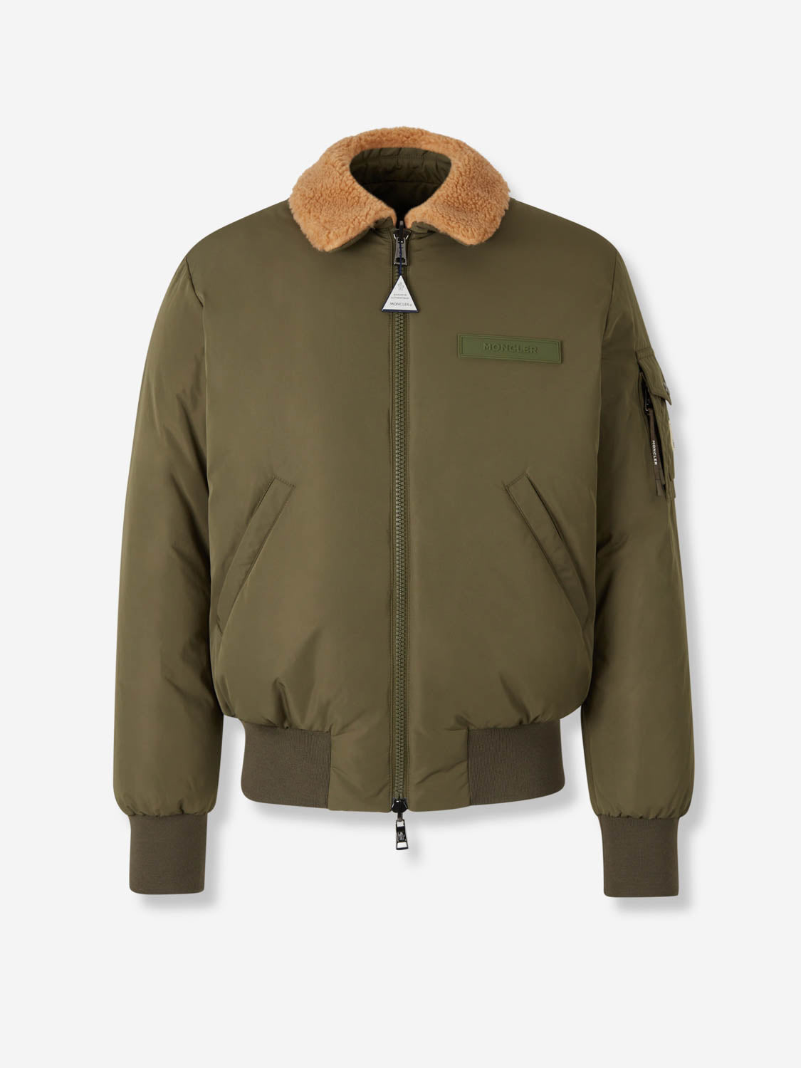 Moncler Hombre Barcelona Plumífero Corto Reversible color Verde Militar sku 512-002654 01 - Foto 1