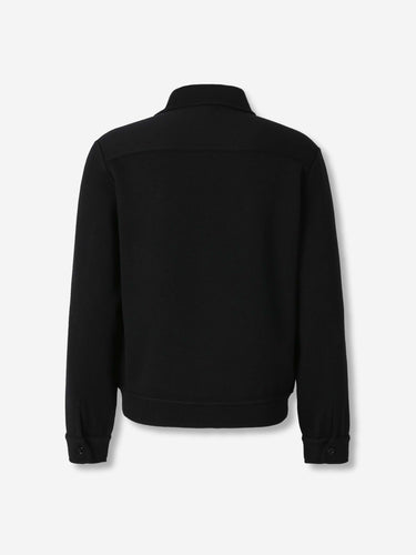 Lardini Hombre Barcelona Cárdigan Punto Lana color Negro sku 512-002661 01 - Foto 2