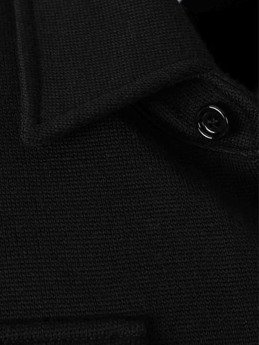 Lardini Hombre Barcelona Cárdigan Punto Lana color Negro sku 512-002661 01 - Foto 3