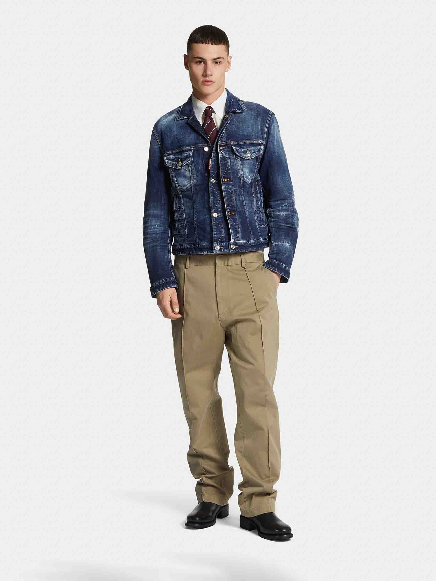 Dsquared2 Hombre Barcelona Chaqueta Denim color Azul Denim sku 512-002669 01 - Foto 2