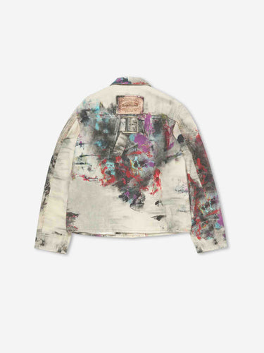 Acne Studios Hombre Barcelona Chaqueta Denim Pintada color Azul Denim sku 512-002671 01 - Foto 3