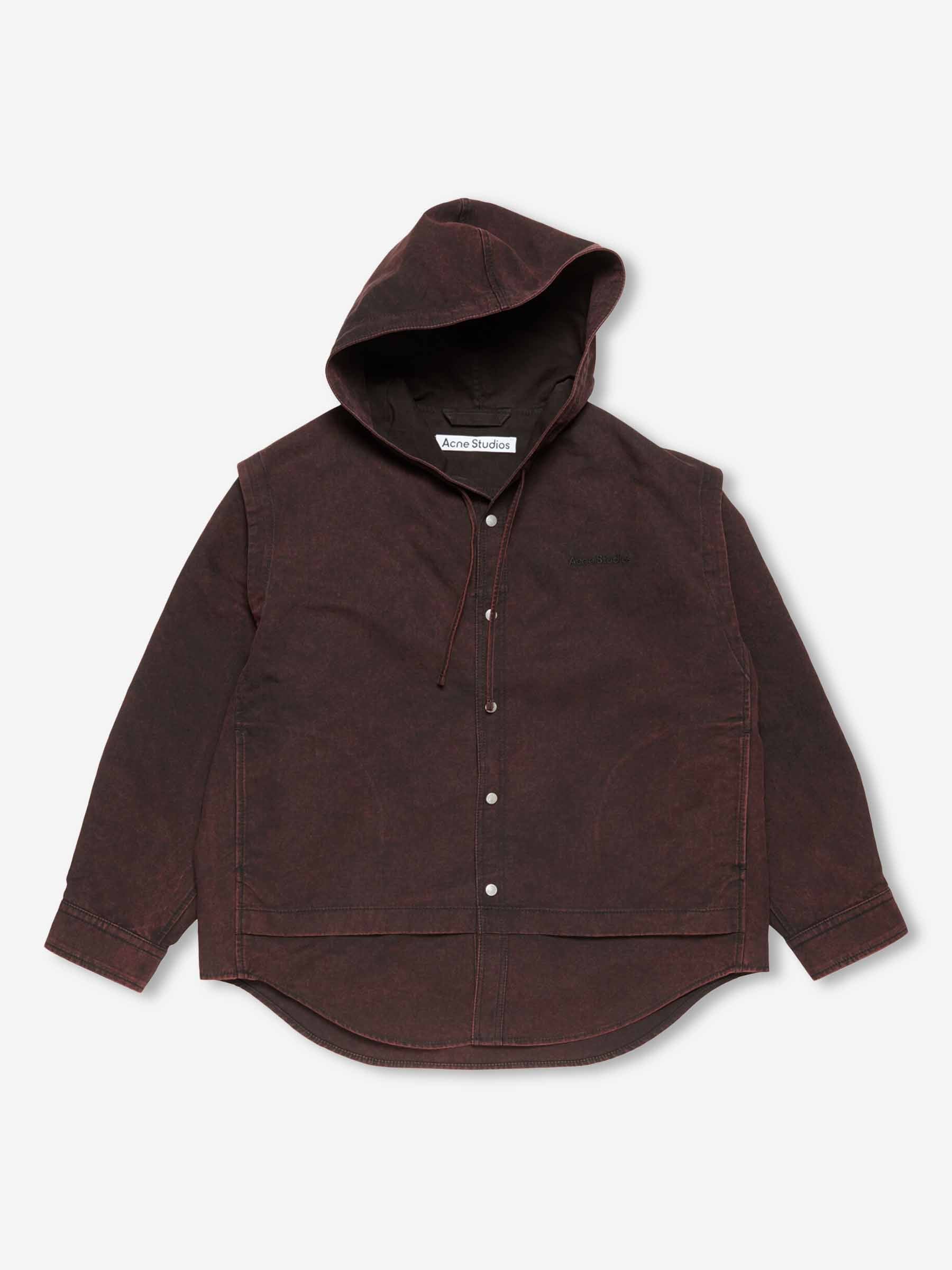Acne Studios Hombre Barcelona Parka Capucha Capas color Berenjena sku 512-002675 01 - Foto 1