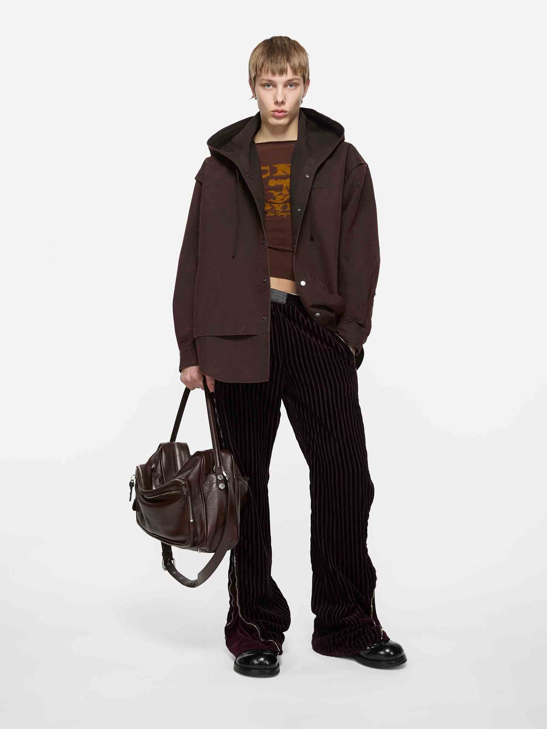 Acne Studios Hombre Barcelona Parka Capucha Capas color Berenjena sku 512-002675 01 - Foto 2