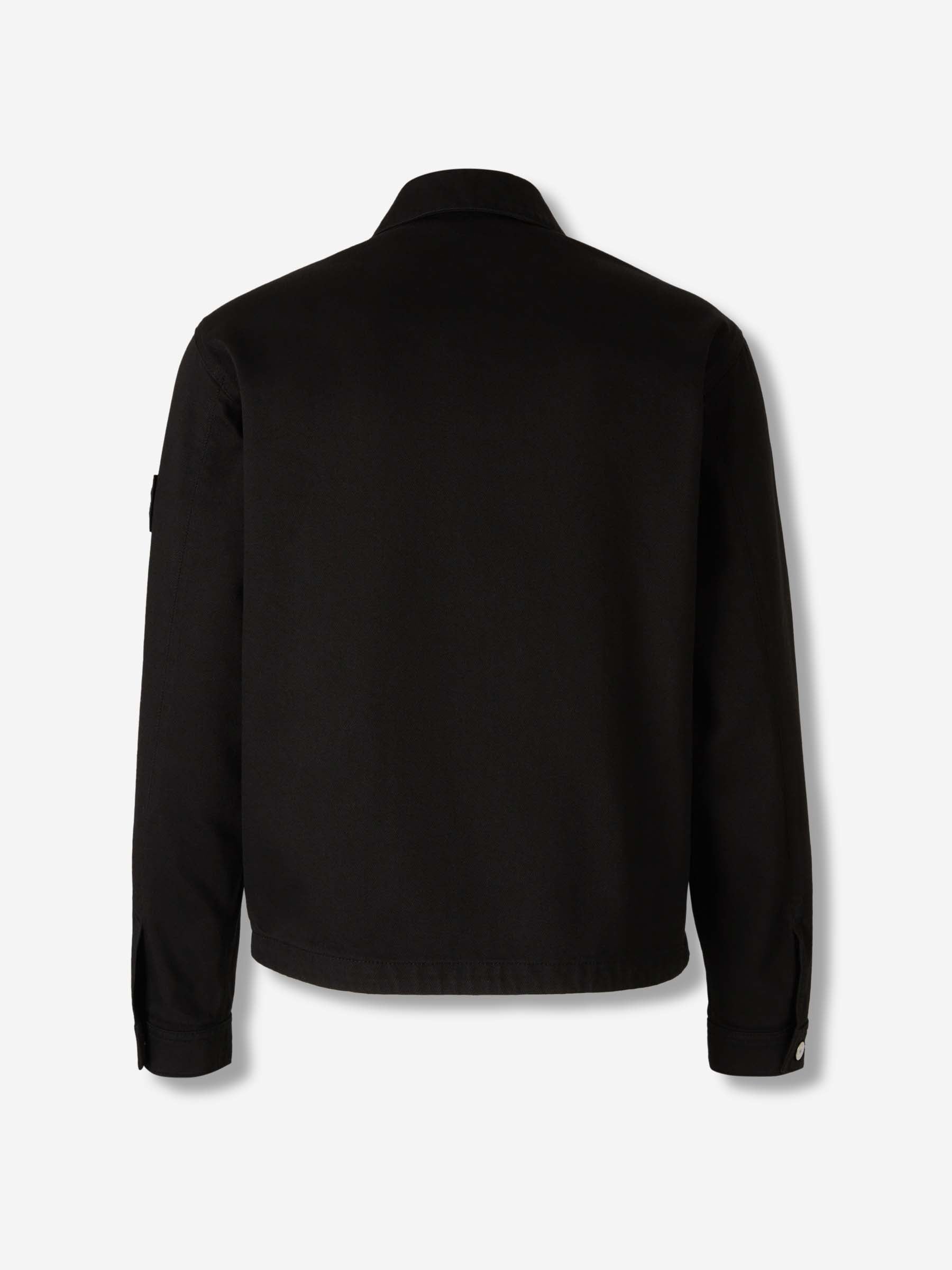 Stone Island Denim Hombre Barcelona Chaqueta Denim Bull color Negro sku 512-002690 01 - Foto 2